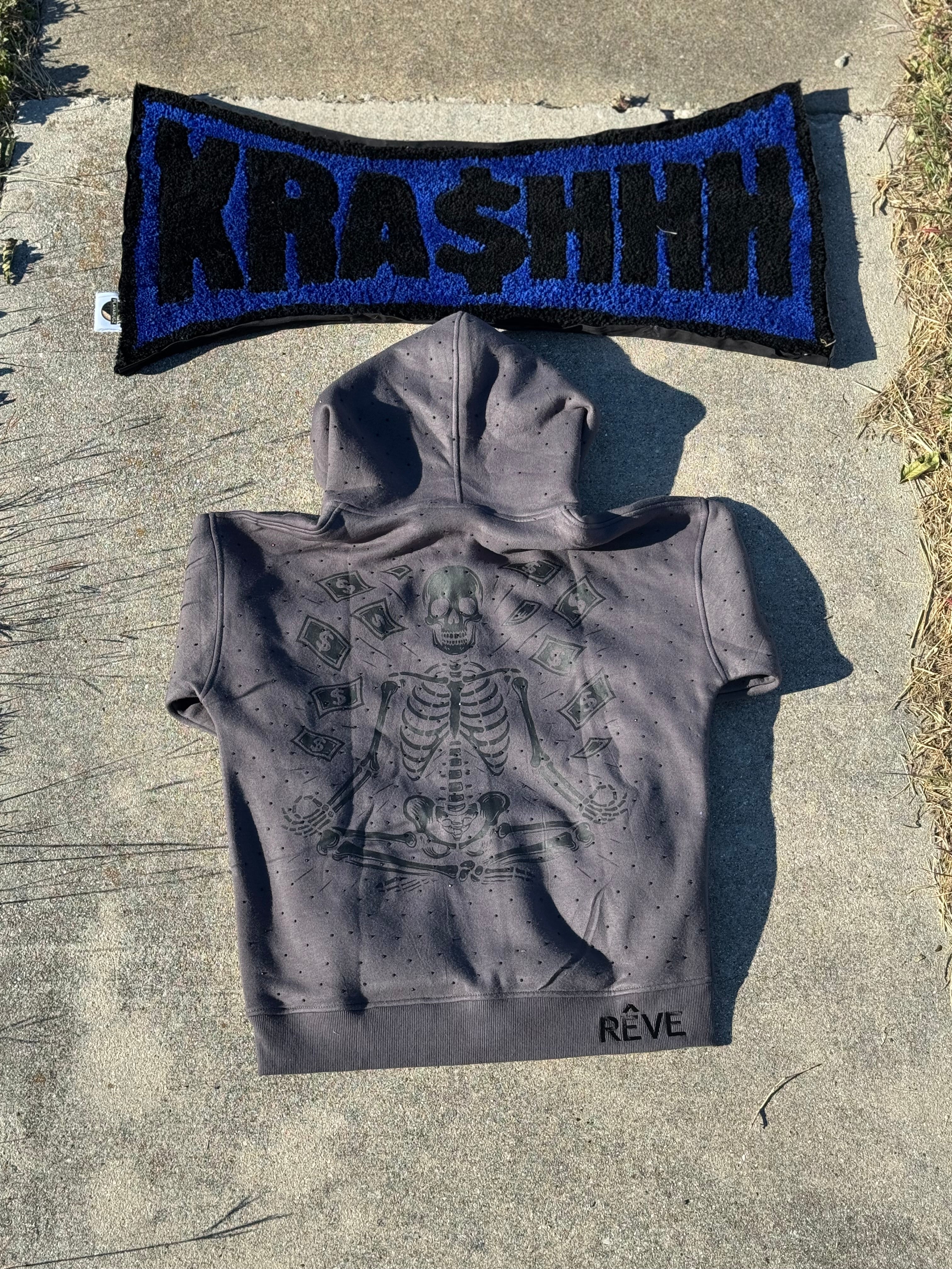 Dead Money Zip Up (Grey)