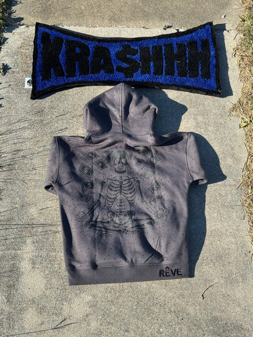 Dead Money Zip Up (Grey)